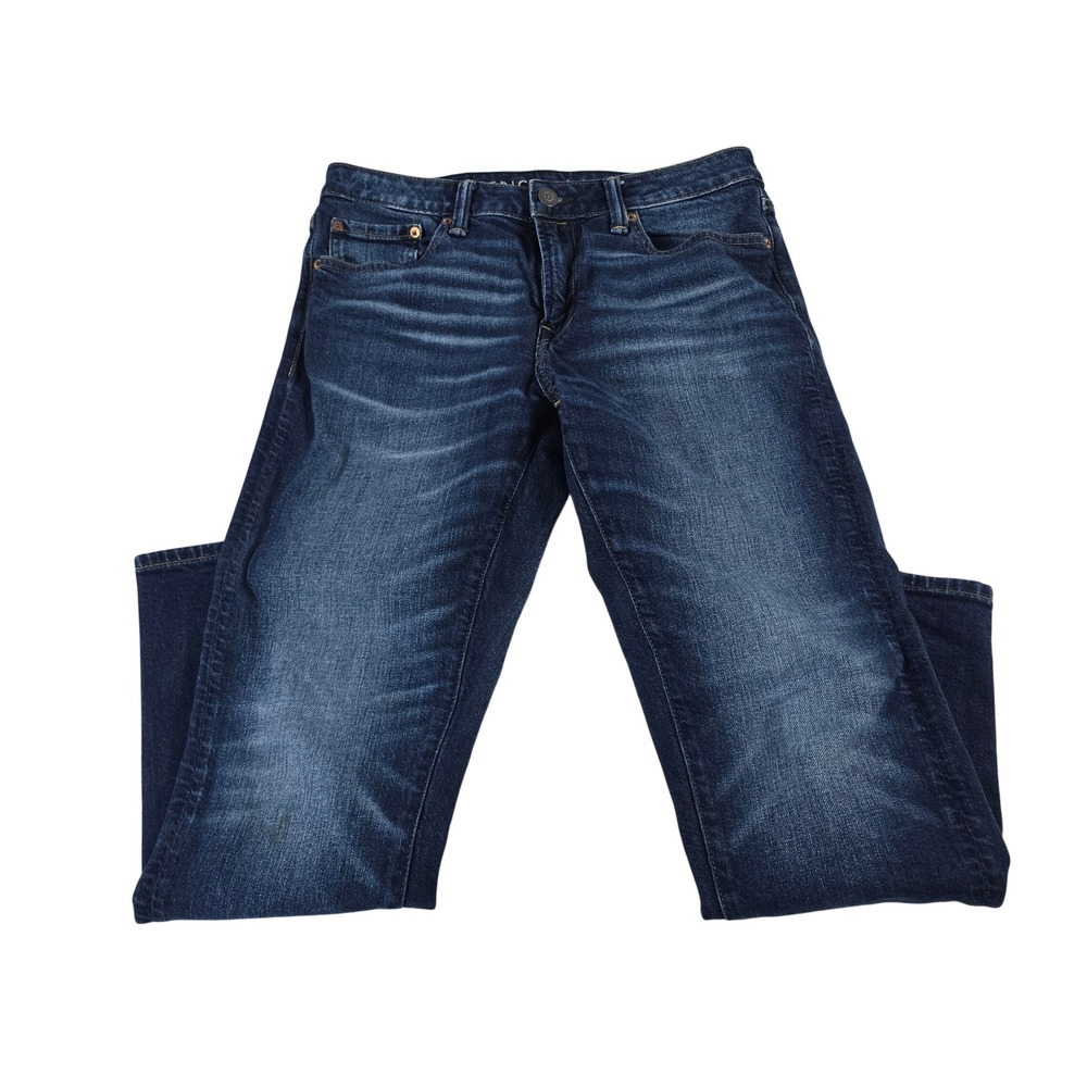 American Eagle Athletic Fit Flex Jeans Dark Wash Blue Denim 30x30